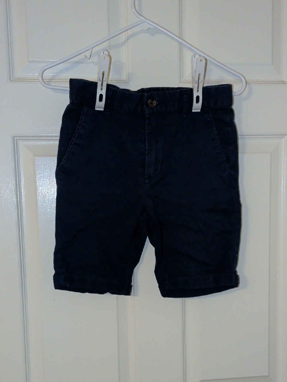 GAP Boys Dark Navy Rolled Hem Shorts